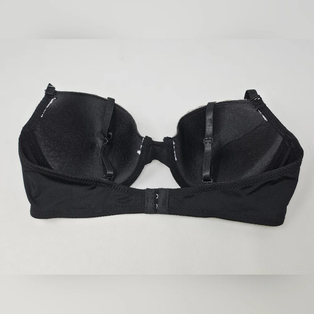 NWT Honeydew Black with Nude Lace Bra Sz.38C - Picture 2 of 2